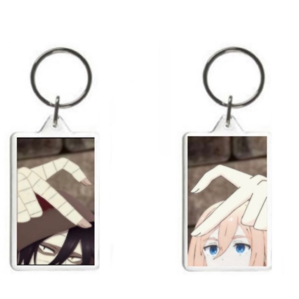Anime matching keychain